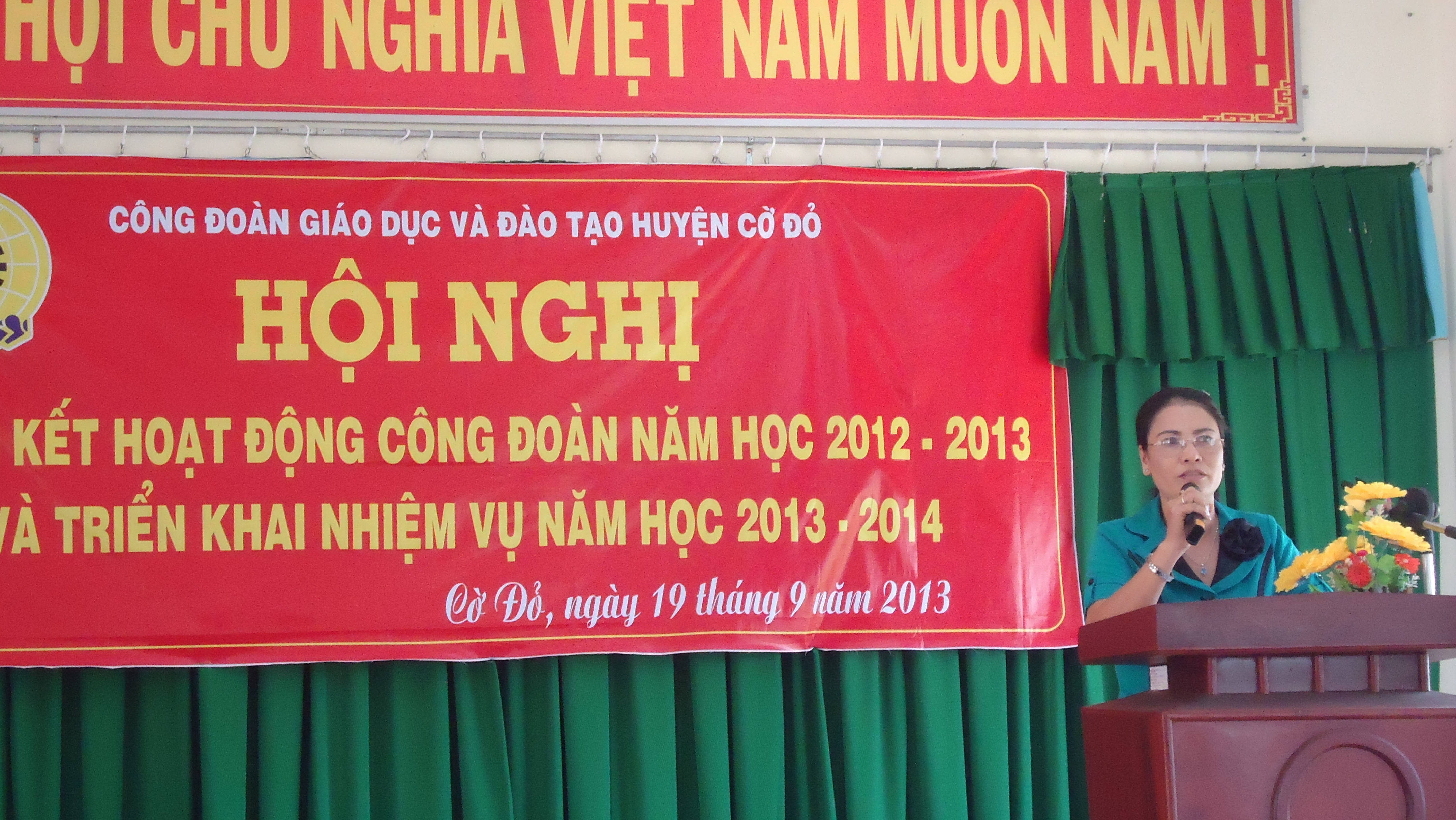 Hội nghị Tổng kết công đoàn GD&ĐT huyện Cờ Đỏ