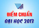 ĐIỂM CHUẨN ĐẠI HỌC 2013